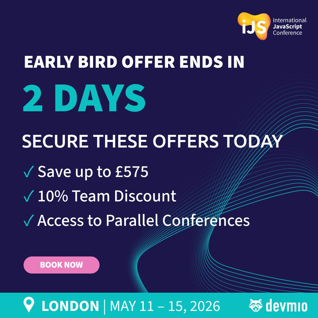 International JavaScript Conference Hybrid tweet media