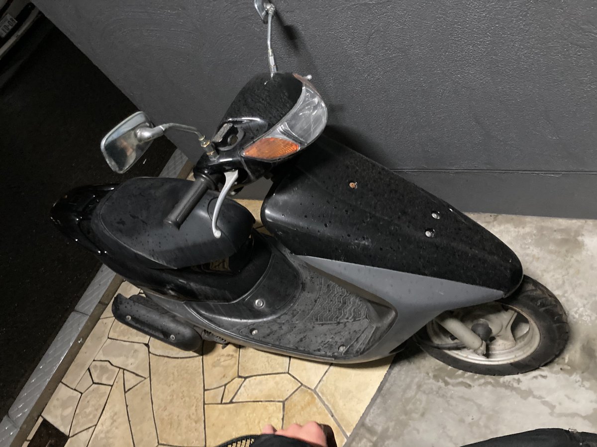 ご報告 af34ライブディオ中期増車しました 既にフロントディスク化され