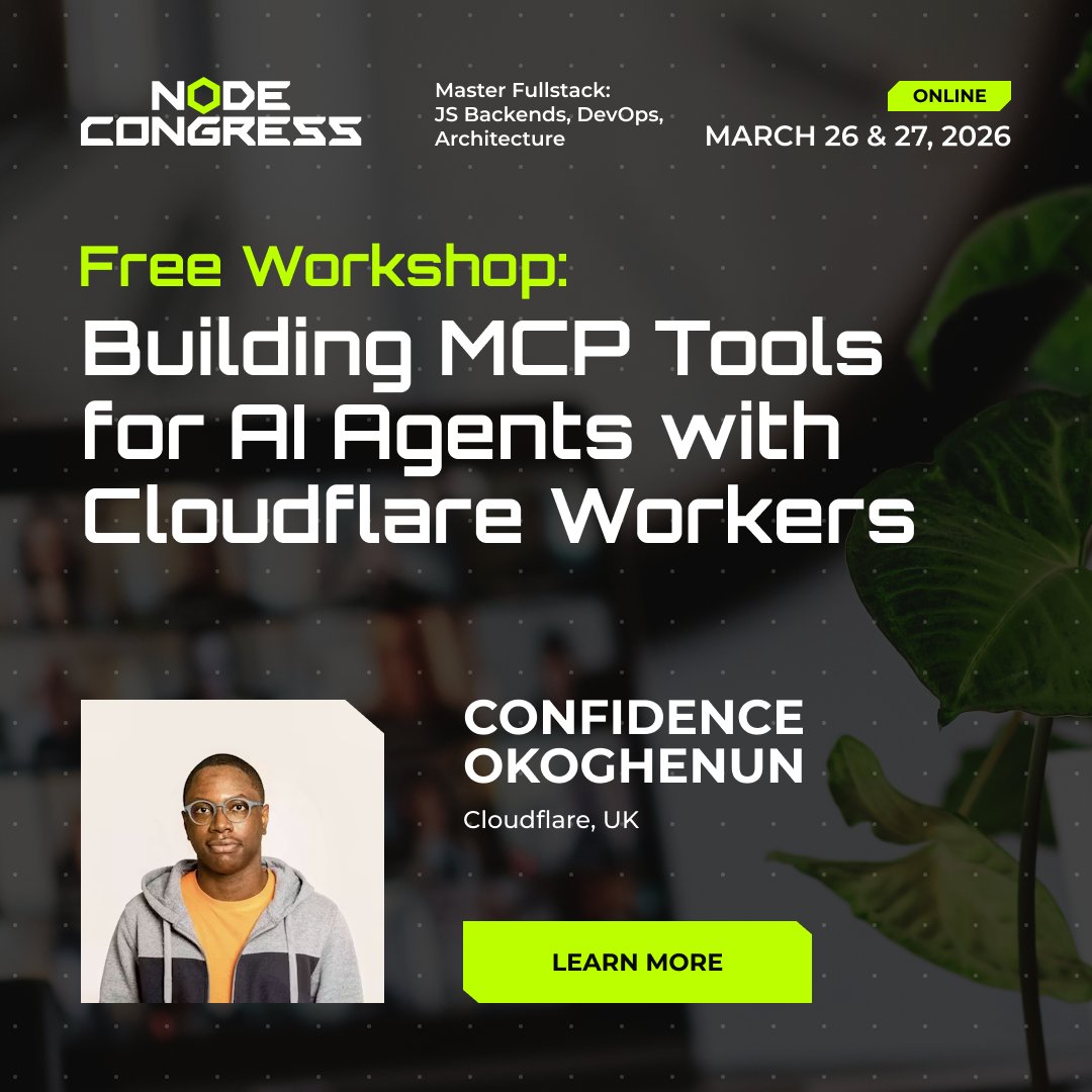 Node Congress🔥March 26 & 27, 2026 tweet media