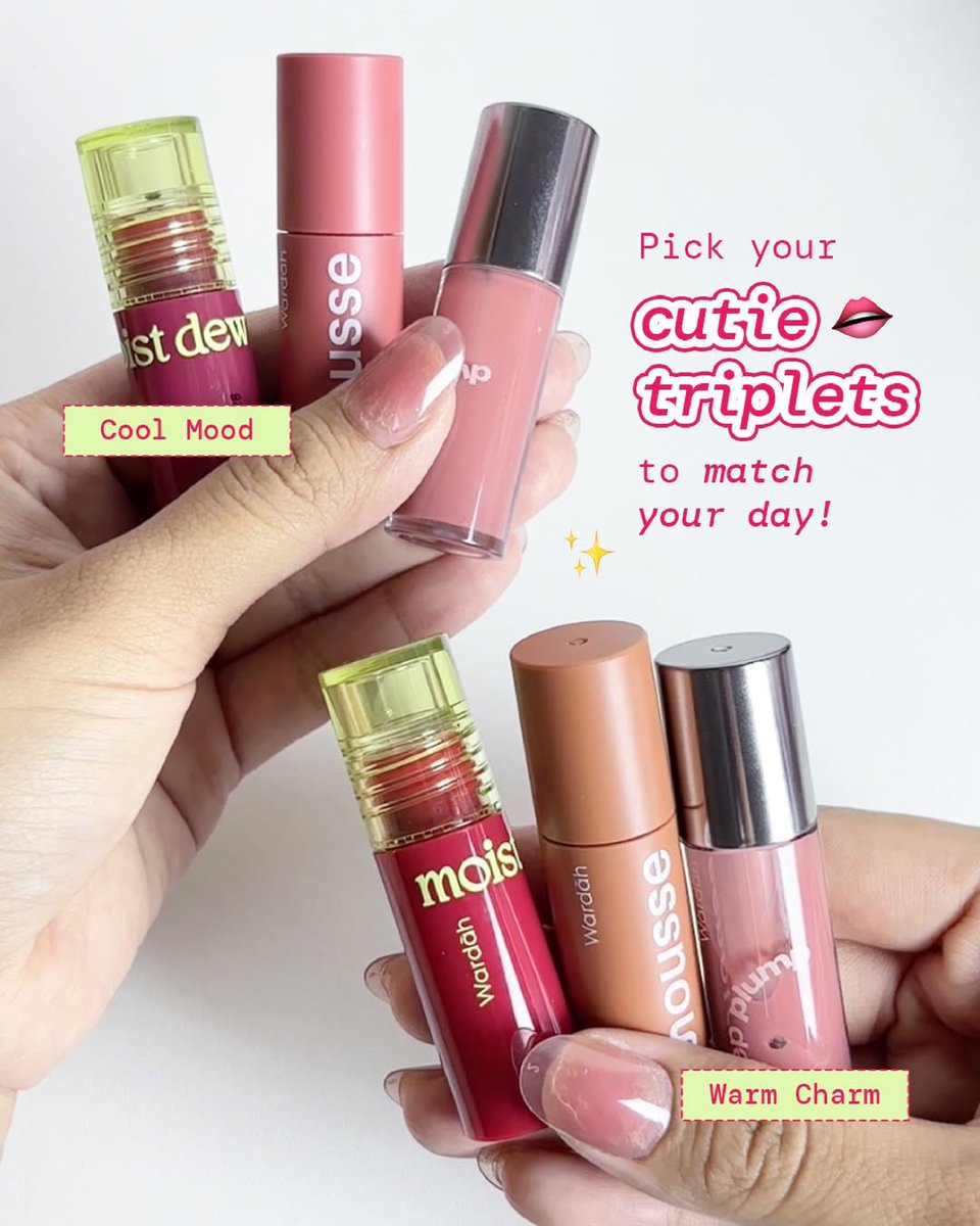 wardahbeauty's tweet photo. KYUTIIII, masa sih belum punyaaa :3
#WardahLipPocket #WardahPepPlumpLipOil #LipPocketColourverse #WardahLipPocket #WardahMiniLips https://t.co/Wz7BZyl3aC