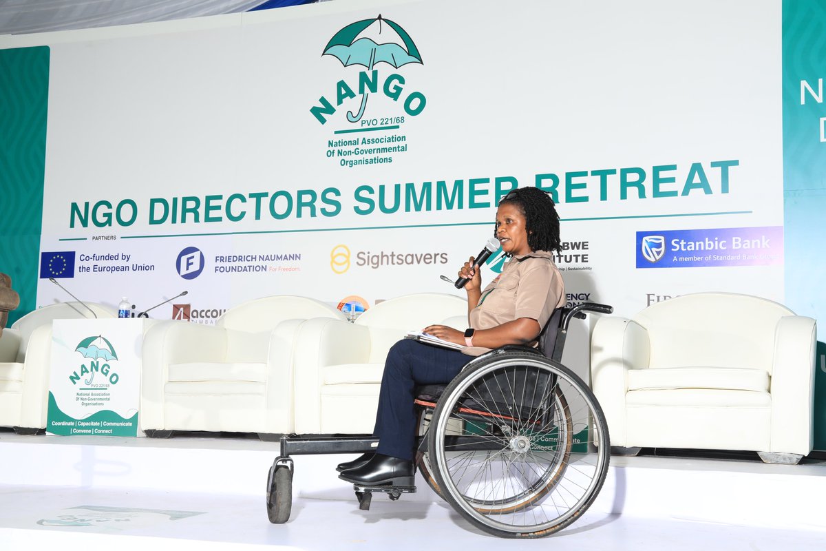 nangozimbabwe's tweet image. 🎥 New Video Alert!

From the 15th NGO Directors Summer Retreat, Senzeni Mutevedzi unpacks how Zimbabwe’s ratification of the African Disability Protocol advances the rights of women &amp;amp; girls with disabilities.

Watch here: youtu.be/AVI1EleVtkw

#DisabilityInclusion