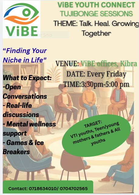 Visionbeyes's tweet photo. One of our youth program "ViBE Youth Connect" trains TVET youth on life skills and employability skills beyond regular schooling. Sessions are held every Friday, 3:30–5:00 PM at the ViBE office. #JoinUs to support youth development in all areas of youth life. https://t.co/ZcDN2T7D2v