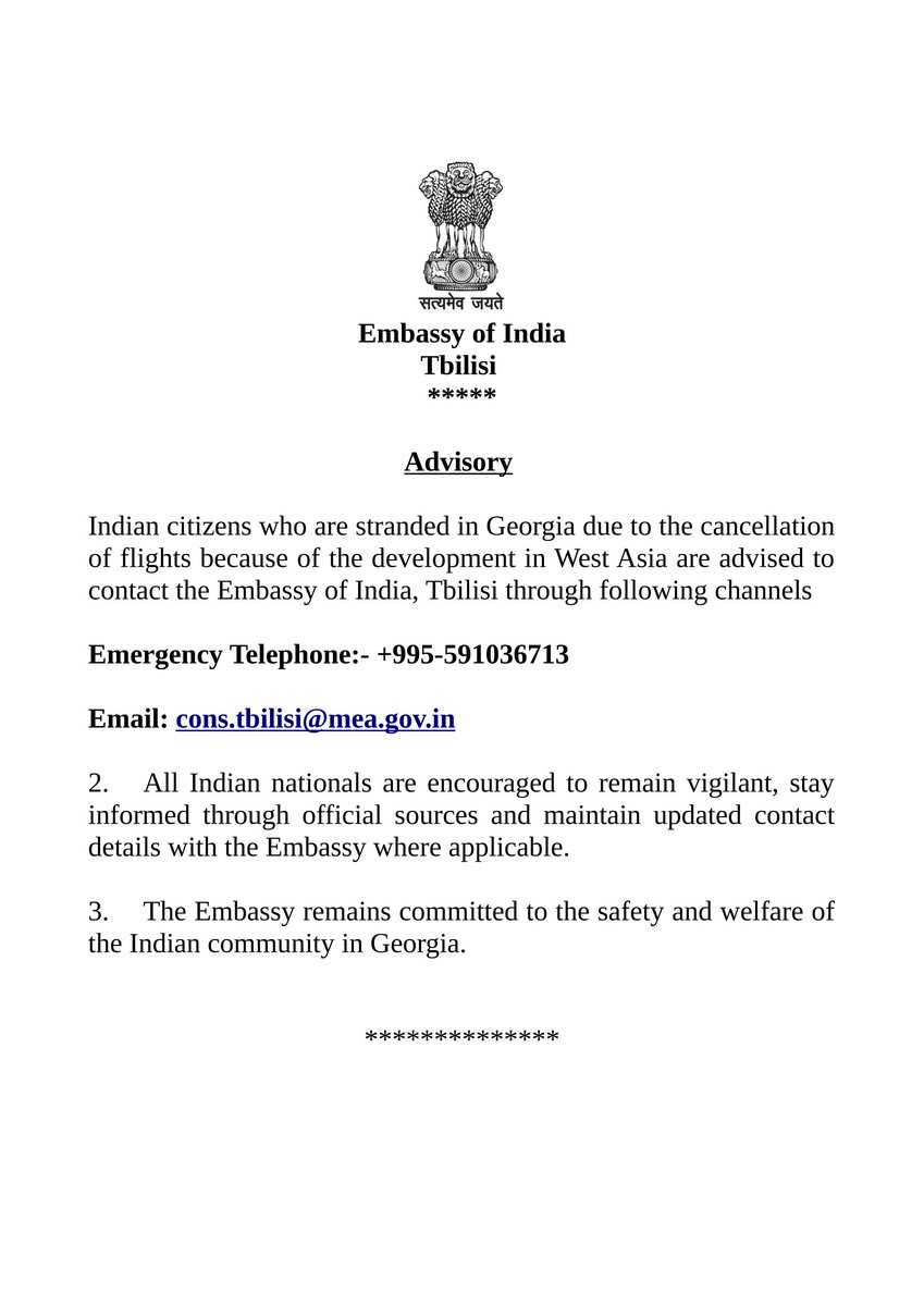 India in Georgia tweet media