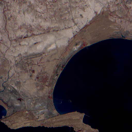 Statist91555987's tweet photo. ISRO's RISAT-2 LISS-IV image on 19 Jan 2026 centered around Naserabad, Sistan and Baluchestan Province, Iran showing Konarak

#ISRO #RISAT2 #Iran #SatelliteImage #Konarak https://t.co/Rr2URzmlZ3