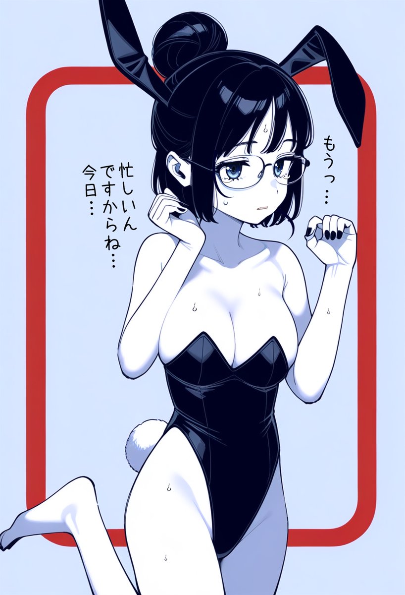 タスクがめちゃくちゃ詰まってる日でも、嫌とは言えないバニーメイド長。 