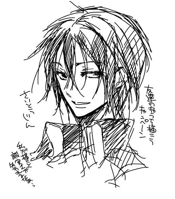 13年前に書いたサムライドライブの仁さんでてきたので描き直そうとして途中で断念した。
13年前<>いま 