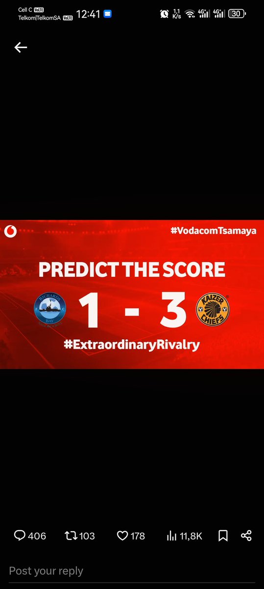 Nick96_M's tweet photo. @KaizerChiefs @Vodacom #VodacomTsamaya https://t.co/9i3UnOKzU4