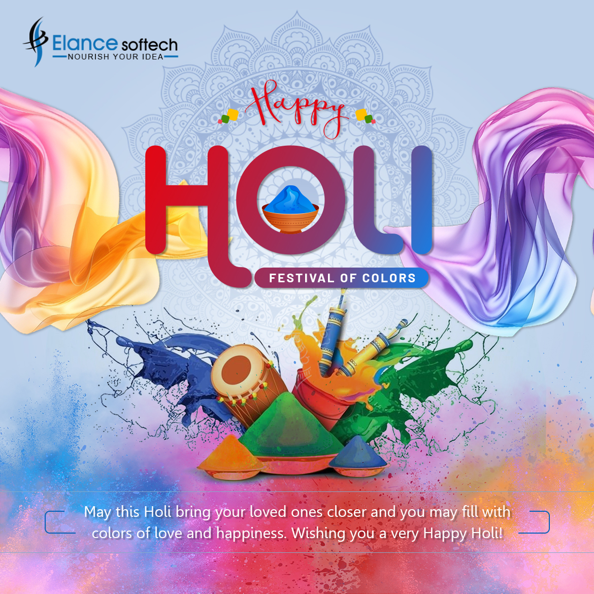 ElanceSoftech's tweet photo. May the vibrant colours of Holi bring happiness, peace, and good health to your life. Happy Holi!

#happyholi #holi #festivalofcolors #holicelebration #socialmediamarketing #digitalmarketing  #SEO #SEM #SMO #WordPress #Laravel #eCommerce #PPC #WebsiteDesign #ResponsiveWebDesign https://t.co/KiRPmOPrc9