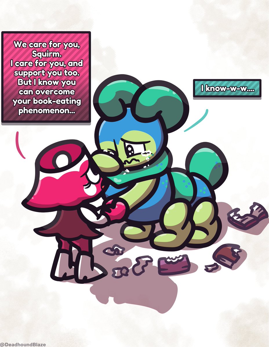 DeadhoundBlaze's tweet image. No I won't stop drawing them 
"Wholesomes" with the twos 🐛💡
#DandysWorld #Squirm #Brightney