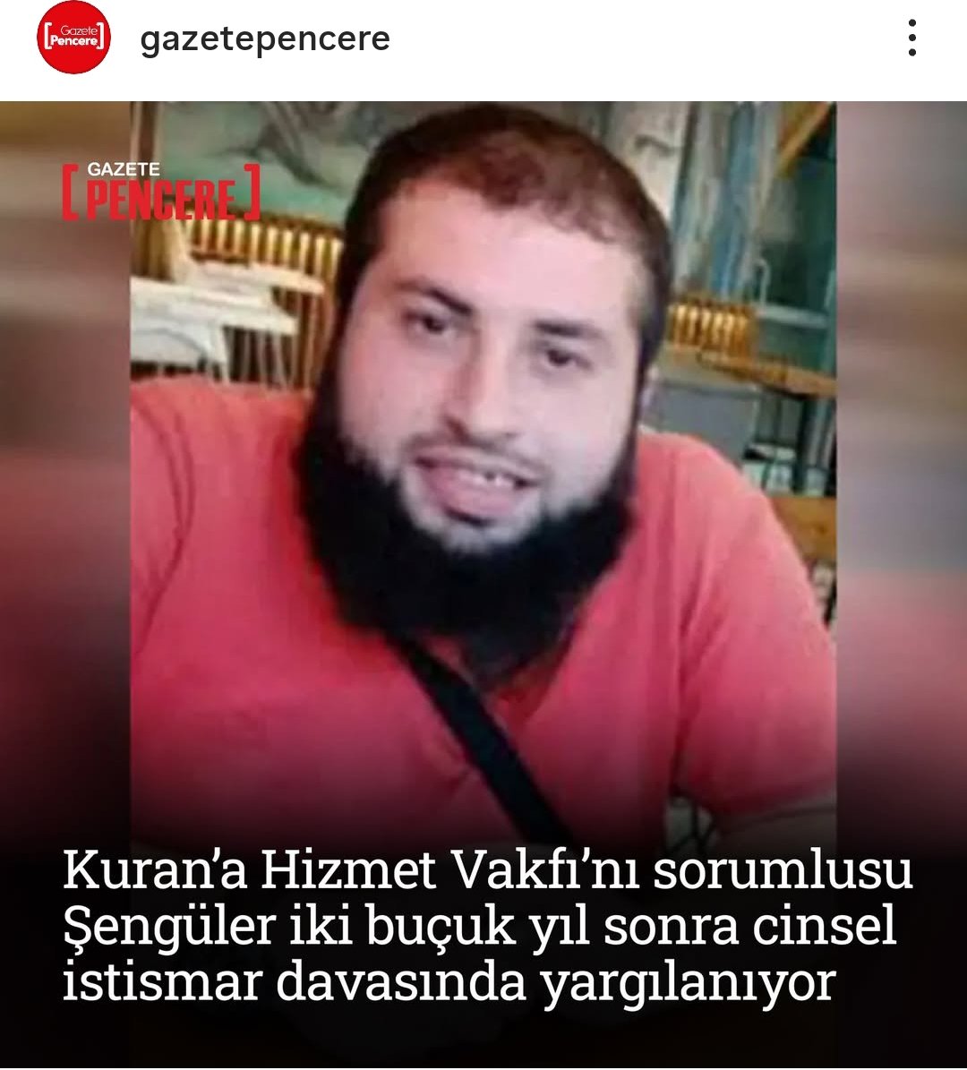 Lütfen bunu okuyun ve tepkinizi gösterin..‼️

Kuran’a Hizmet Vakfı’nın Ümraniye Ihlamurkuyu’daki adresinde,bir kıza  tecavüz ediyor.

Sonrasında ailenin zoruyla tecavüzcüsüyle evlendiriliyor. 
Sonrasında bir kızı oluyor kız 4 yaşına geldiği zaman aynı kişi ( öz babası) tarafından