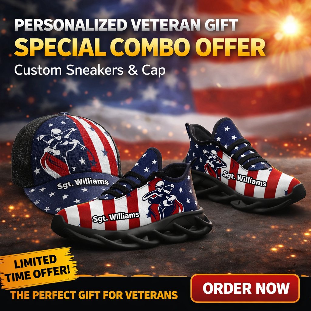 patrioticu27450's tweet image. Custom sneakers and cap designed to honor service. Get yours today!
Give a gift that carries pride, patriotism, and personal meaning.
.
.
#coolcustomize #CustomLogo #USAStyle #BestGiftForVeterans #AmericanPride #PatrioticStyle