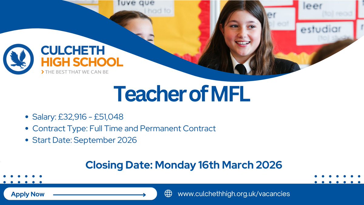 Culcheth High School tweet media