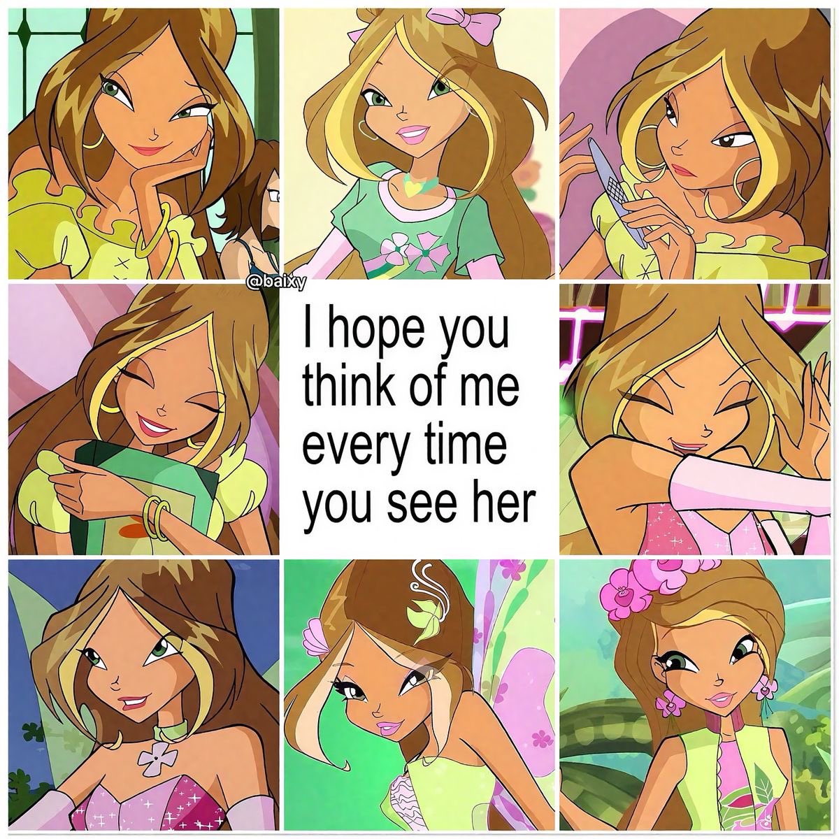 ariafairyx's tweet photo. I hope you think of me every time you see her https://t.co/V8zVZrhCyb