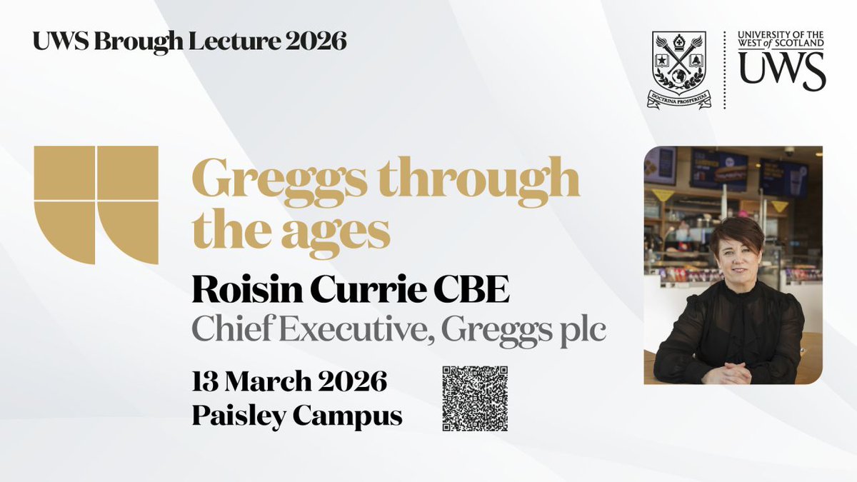 UWSKTP's tweet photo. @UniWestScotland is hosting the Brough Lecture on Friday at Paisley campus⭐
Please register your place below:
https://t.co/NdgB5yqPgA
#LifeAtUWS #UWS https://t.co/5loqoei6wy
