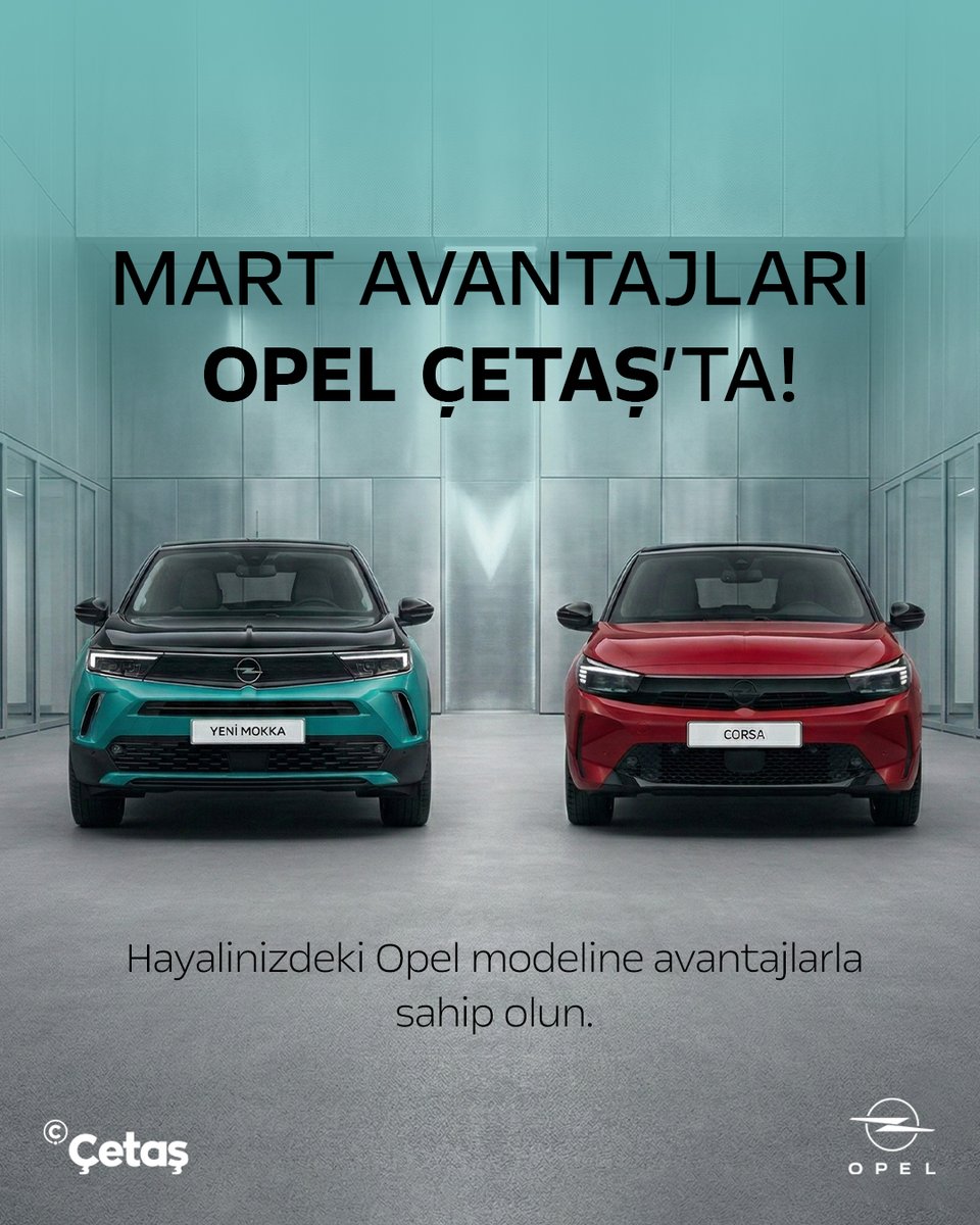 cetasopel's tweet photo. Hayalinizdeki Opel modeline avantajlarla sahip olmak için hemen bizimle iletişime geçin.

📞İstanbul Bayrampaşa: 0 (212) 614 40 04
📞İstanbul Büyükçekmece: 0 (212) 863 54 54
📞Tekirdağ Çorlu: 0 (282) 685 40 20
📞İzmit Kocaeli : 0 (262) 335 43 03

#Çetaş #ÇetaşOpel #ÇetaşOtomotiv https://t.co/hiRfFOTi6K