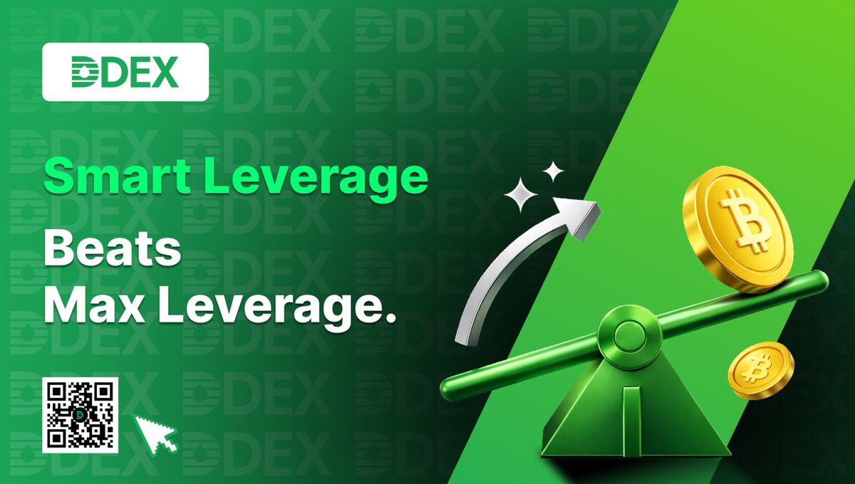 Most traders lose money not because they pick wrong directions...

But because they size positions like they're playing slots. 🎰

3% of your portfolio per trade ≠ BORING
It = SURVIVING long enough to catch the big moves

DDEX gives you 1000x leverage.
Doesn't mean you should