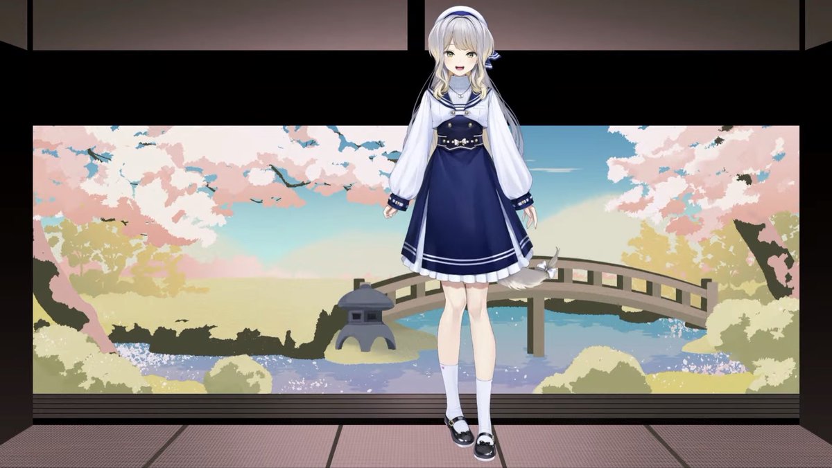 栞葉るり 新衣装お披露目！ #栞葉新衣装 【?https://t.co/QziJzaJc9g】