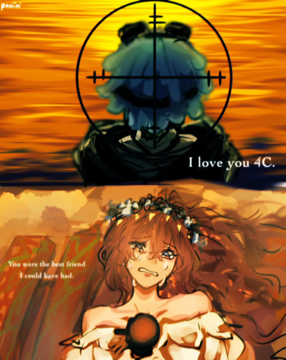 peniini's tweet photo. Sunset trio ended too soon😞 #decayedtwt #DecayedandDecrepit #4cvitfanart #spideyarmyfanart https://t.co/3dXAB5auVH