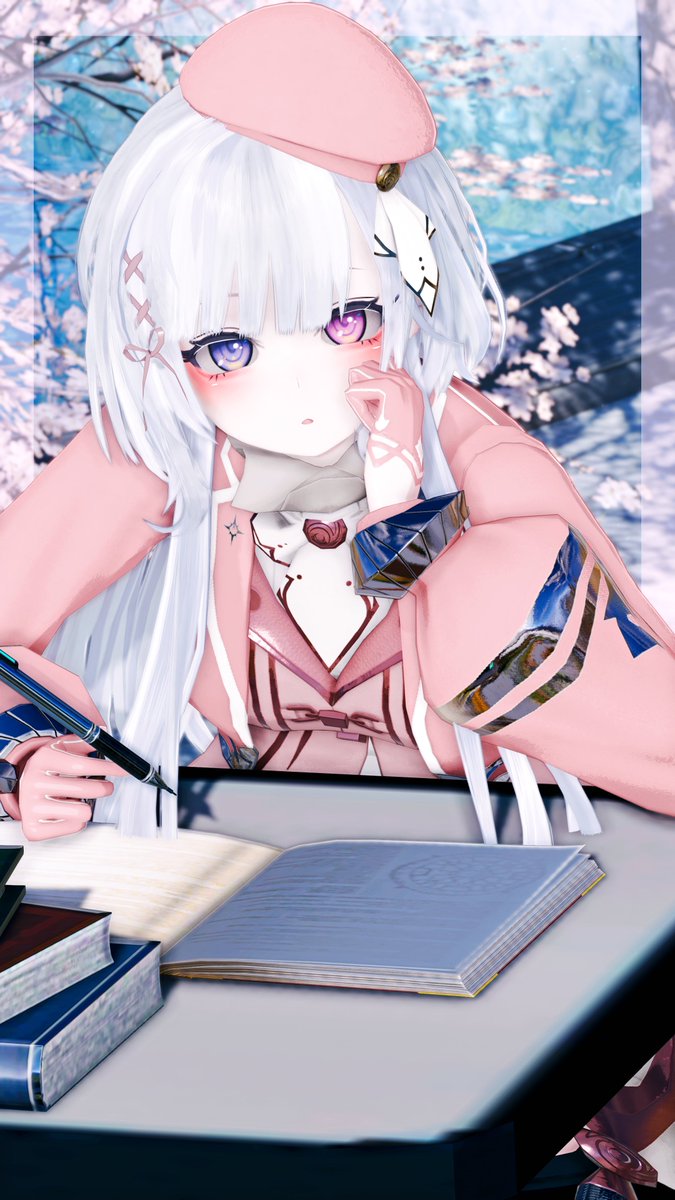 …なに？
今、ちょうど目が合ったね𓂃꙳⋆🤍ྀི🩷ྀི

#PSO2NGS_SS︎ 
#メンテの日なのでssを貼る