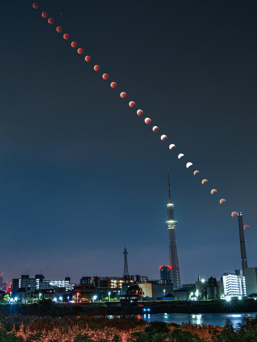 いまさら前回の皆既月食の写真を仕上げた！（笑）