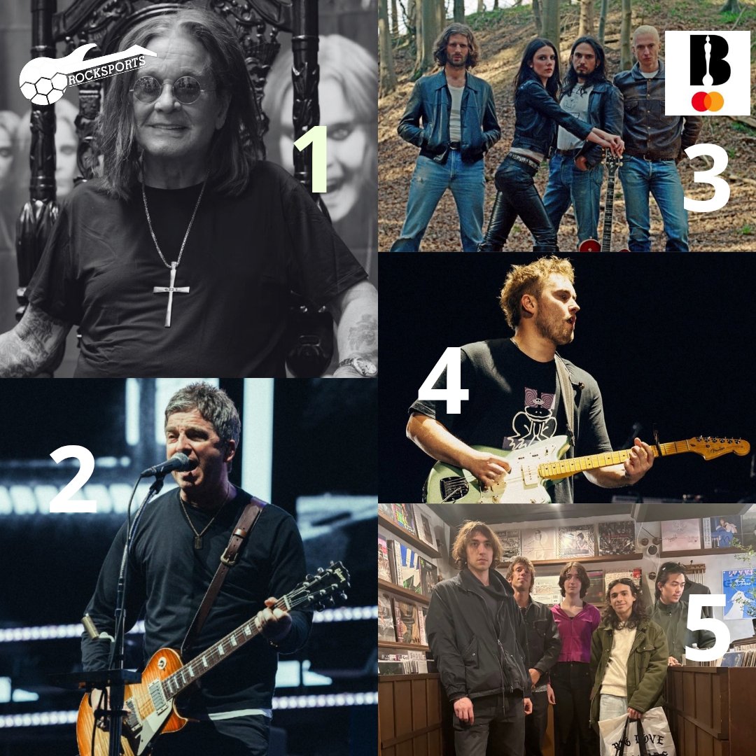 #rocknews 5 DESTACADOS DE LOS BRIT AWARDS!! 🎸🇬🇧
1️⃣ 'Contribución Destacada a la Música ': Ozzy Osbourne 
2️⃣ 'Compositor del Año': Noel Gallagher 
3️⃣ 'Mejor Banda Británica': Wolf Alice
4️⃣ 'Artista Británico de Rock Alternativo': San Fender
5️⃣ 'Mejor Banda Internacional': Geese