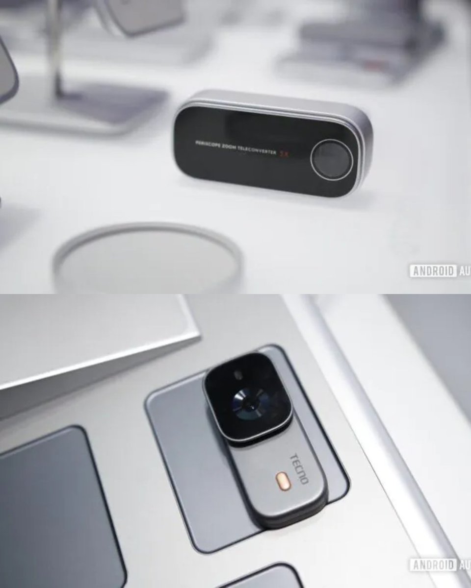 drbeel_techno's tweet image. #TECNO
استعرضت تكنو نموذج لهاتفها الجديد النحيف جدا و القادر على التحول إلى بطارية عملاقة أو كاميرا احترافية أو سماعة محمولة من خلال تقنية المغناطيس الخلفي #MagSafe ، الغريب أن الهاتف لا يحتوي على منفذ USB-C بسبب سماكته الشديدة... الجهاز عبارة عن نموذج قد نراه لاحقا و قد لا نراه