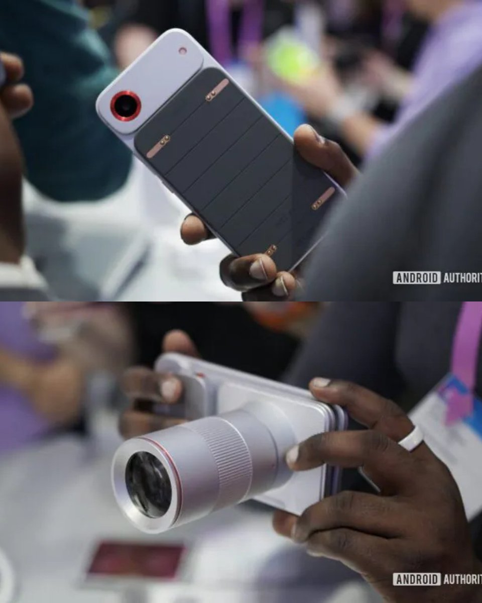 drbeel_techno's tweet image. #TECNO
استعرضت تكنو نموذج لهاتفها الجديد النحيف جدا و القادر على التحول إلى بطارية عملاقة أو كاميرا احترافية أو سماعة محمولة من خلال تقنية المغناطيس الخلفي #MagSafe ، الغريب أن الهاتف لا يحتوي على منفذ USB-C بسبب سماكته الشديدة... الجهاز عبارة عن نموذج قد نراه لاحقا و قد لا نراه
