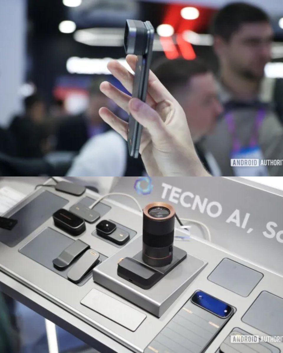 drbeel_techno's tweet image. #TECNO
استعرضت تكنو نموذج لهاتفها الجديد النحيف جدا و القادر على التحول إلى بطارية عملاقة أو كاميرا احترافية أو سماعة محمولة من خلال تقنية المغناطيس الخلفي #MagSafe ، الغريب أن الهاتف لا يحتوي على منفذ USB-C بسبب سماكته الشديدة... الجهاز عبارة عن نموذج قد نراه لاحقا و قد لا نراه
