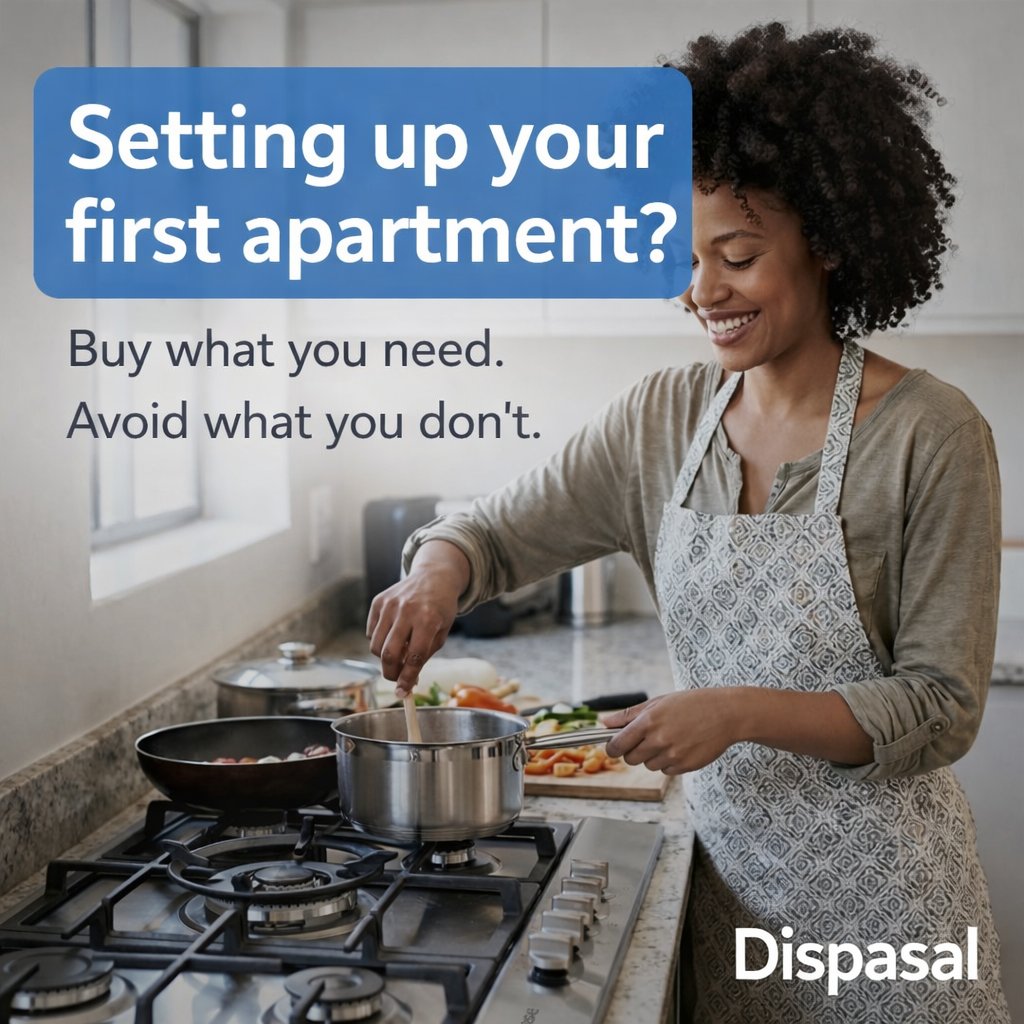 dispasal's tweet photo. Setting up your first apartment?
Most people waste money buying everything at once.
We wrote a simple guide on what to buy first, what to avoid, and how to plan smart.
Read here: https://t.co/9r6fCv9TLH
Hashtags (keep it light): #FirstApartment
#SmartLiving
#HomeSetup https://t.co/gjxolhbxej