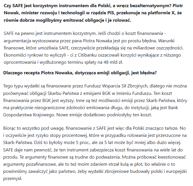 MikRaczynski's tweet photo. @jprusinowski @portalzeropl @PiotrNowak_PL Te argumenty są nieprawdziwe. Odnosiłem się do nich m. in. w wywiadzie dla @Money_pl. Jeśli to Państwa interesuje, mogę przedstawić tę argumentację również dla https://t.co/TkAxl9VUtI. https://t.co/mIPAD5KMhU