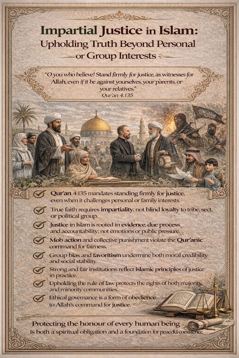 GenAbdullahTah1's tweet image. اسلام انسان کی عزت کو اللہ کی طرف سے دی گئی نعمت تصور کرتا ہے، جو بغیر کسی پابندی کے حاصل ہے۔ پاکستان کا آئین بھی زندگی، احترام اور انصاف کے انہی قرآنی اصولوں کی حفاظت کرتا ہے۔

#RespectInIslam
#Iran #Afghanistan #Pakistan #Holi