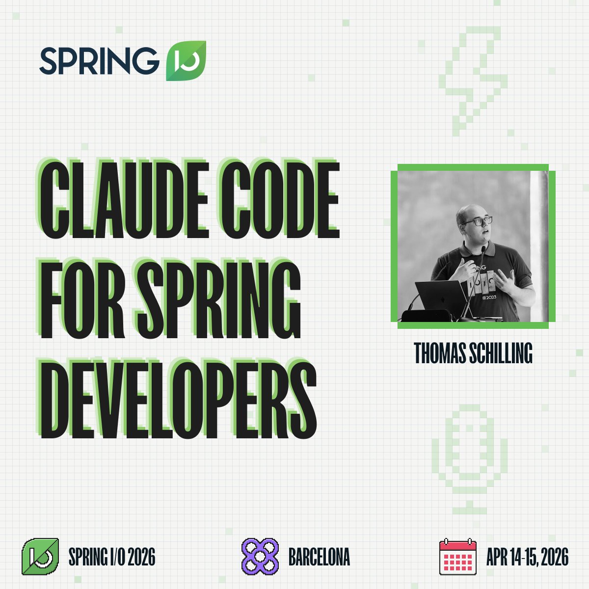 Spring I/O tweet media