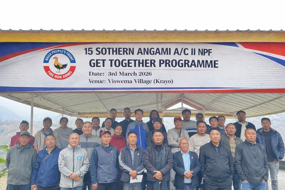 Today,I had the privilege of addressing our respected party members on the vital topic of Unity and Leadership.
Together,with unity and strong leadership, we can build a brighter and stronger future. ⁦<a href="/NPF_YouthWing/">𝐍𝐏𝐅 𝐂𝐞𝐧𝐭𝐫𝐚𝐥 𝐘𝐨𝐮𝐭𝐡 𝐖𝐢𝐧𝐠</a>⁩ ⁦<a href="/NPFWomen/">NPF Central Women Wing</a>⁩ ⁦<a href="/Neiphiu_Rio/">Neiphiu Rio</a>⁩ ⁦<a href="/abumetha/">abu metha</a>⁩