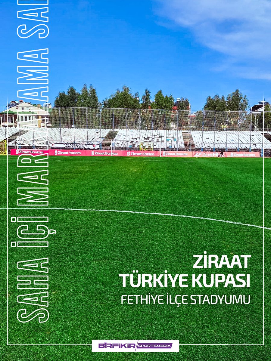 🏆Ziraat Türkiye Kupası A Grubu 4. Maçı, Saha İçi Organizasyon ile Fethiye İlçe Stadyumu’ndayız. 

#SahaİçiOrganizasyon #FethiyeSpor #FatihKaragümrük #ZiraatTürkiyeKupası