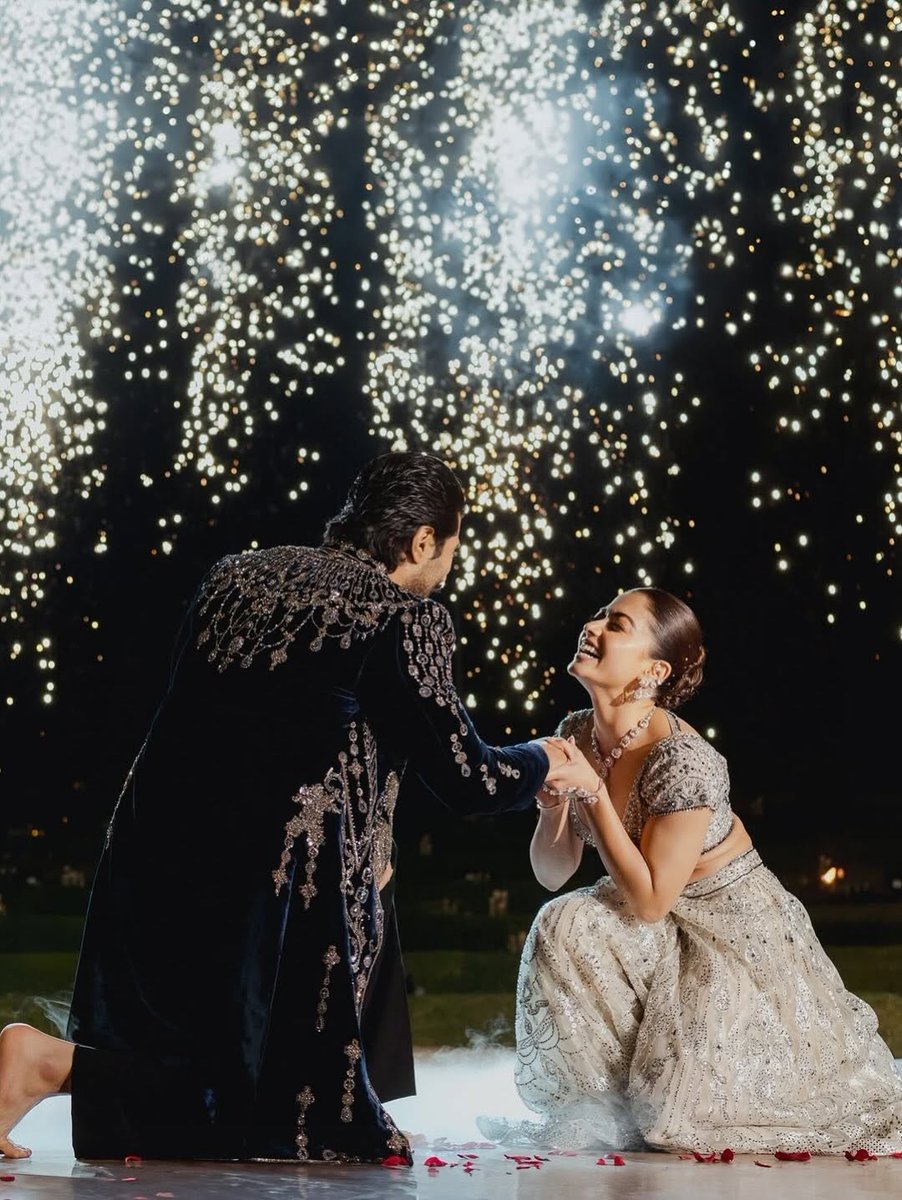 avinashsinghup's tweet photo. Even five days after the wedding, the color of love hasn’t faded

Rashmika Mandanna and Vijay Deverakonda’s sangeet night glimpses have set social media on fire.

Romance, royal looks, and electrifying chemistry — this wasn’t just a celebration, it was a truly unforgettable moment.