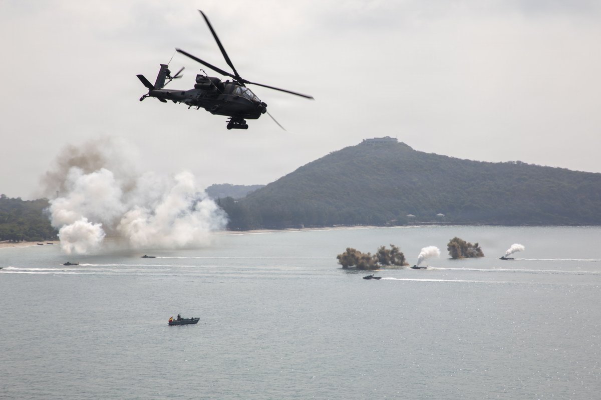 Fighting from the land, sea and air.

7th Fleet forces, alongside our joint forces, Thailand, and partners from 30 nations are working together during Exercise Cobra Gold 2026 in Thailand. 

#US7thFleet | #CobraGold2026 https://t.co/Znp6gEpv68