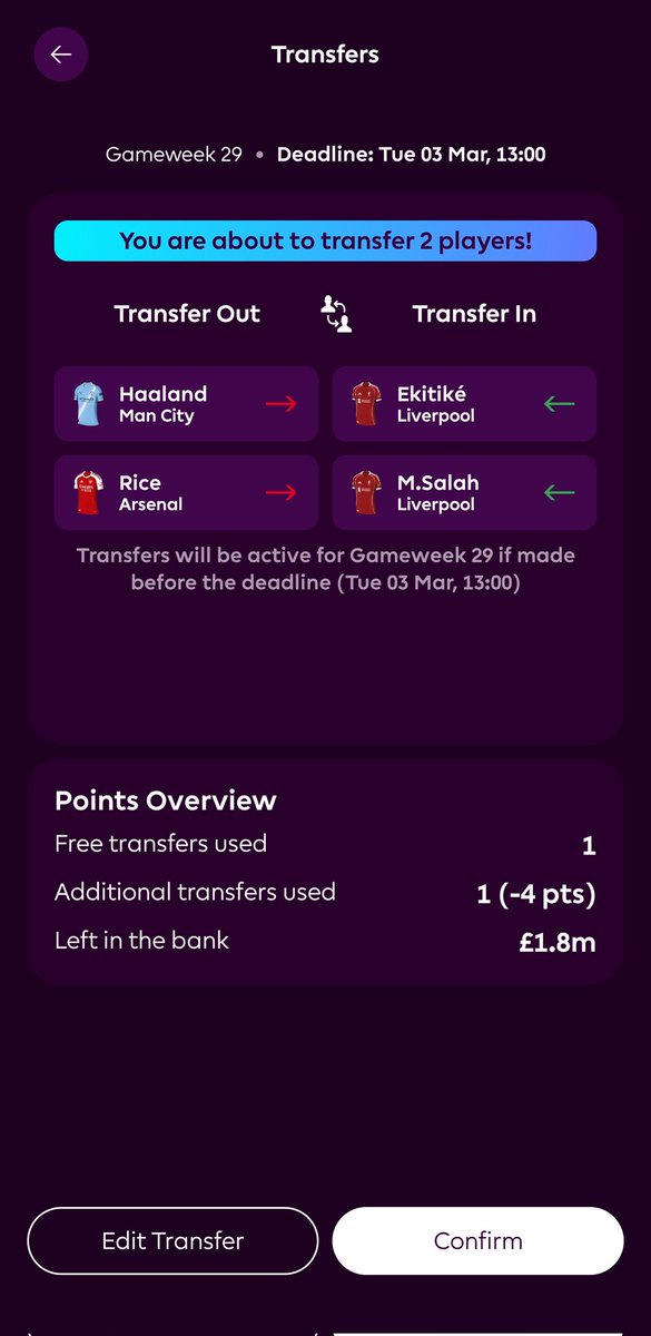 FPLZeus's tweet photo. We play this game for fun at the end of the day. High rank or not, I'm always chasing adrenaline! GL!
🌎20k
Haaland + Rice > Salah + Ekitike (-4)
#FPL ##FPLCOMMUNITY https://t.co/MNlIUB11vH
