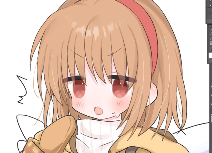 もちもちしてる⋆* (๑•﹏•)⋆*