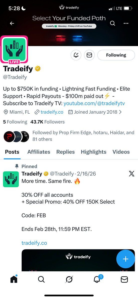 ᵢₙᵥₑₛₜₒᵣ^Fₓ💆📈📉 tweet media