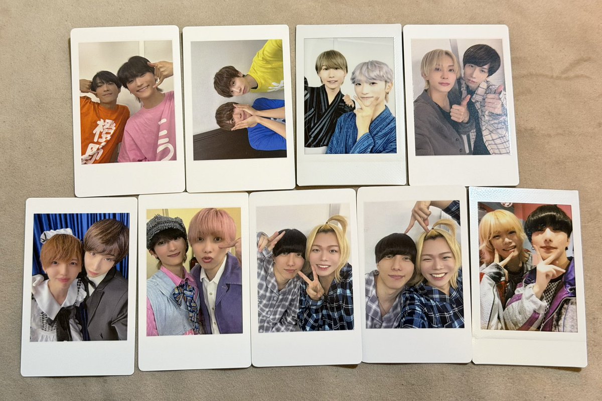 ラムネ商店街 ハピカ チェキ 【譲】青 紫 混合 【求】〜定価（ご相談