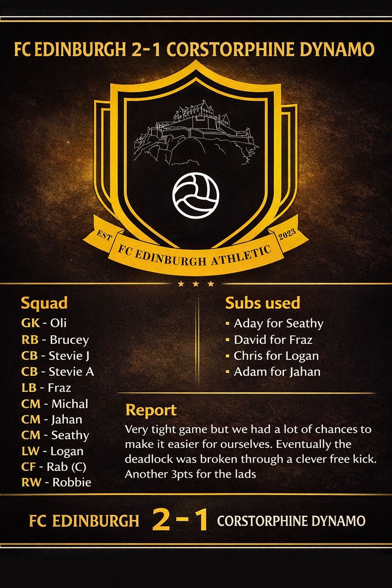 FC Edinburgh Athletic 2023 tweet media