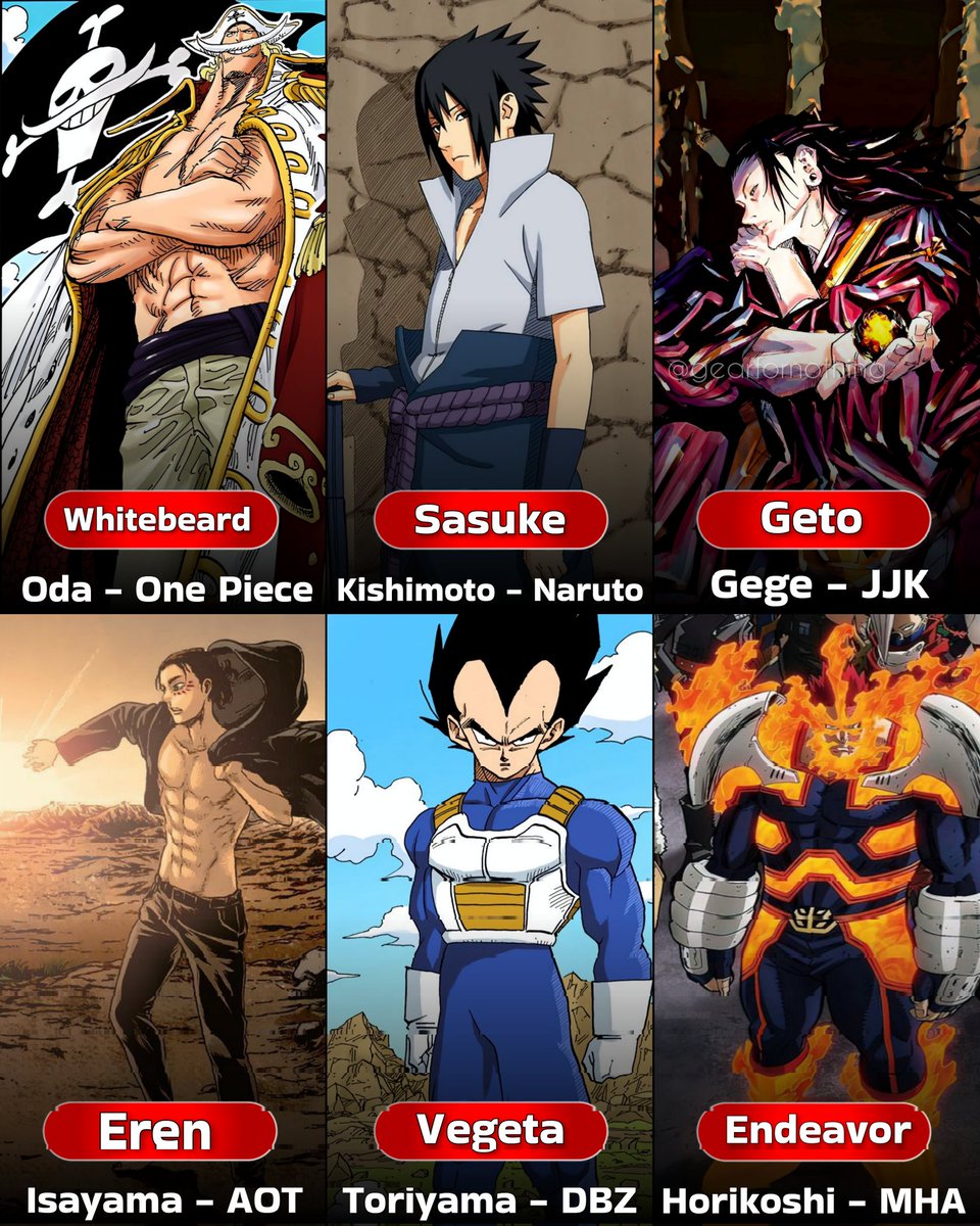 These are the best written characters by each popular manga author