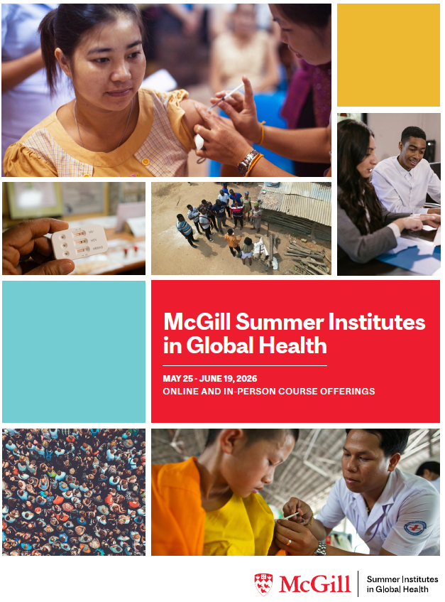 ASLM_News's tweet photo. Application for the 11th Summer Institutes in Global Health at @McGill_SPGH, delivered through @McGillGHP, is now Open

This year’s edition features 19 short courses, all available online or hybrid, meaning no travel or visas required.

✨ Why apply?
✔️ Wide range of cutting-edge global health courses
✔️ Flexible online/hybrid learning
✔️ Highly affordable for students and professionals from low- and middle-income countries
✔️ Learn from leading global experts, wherever you are

📘 Explore the courses and apply at https://t.co/4QReiaiMoO 

#GlobalHealth