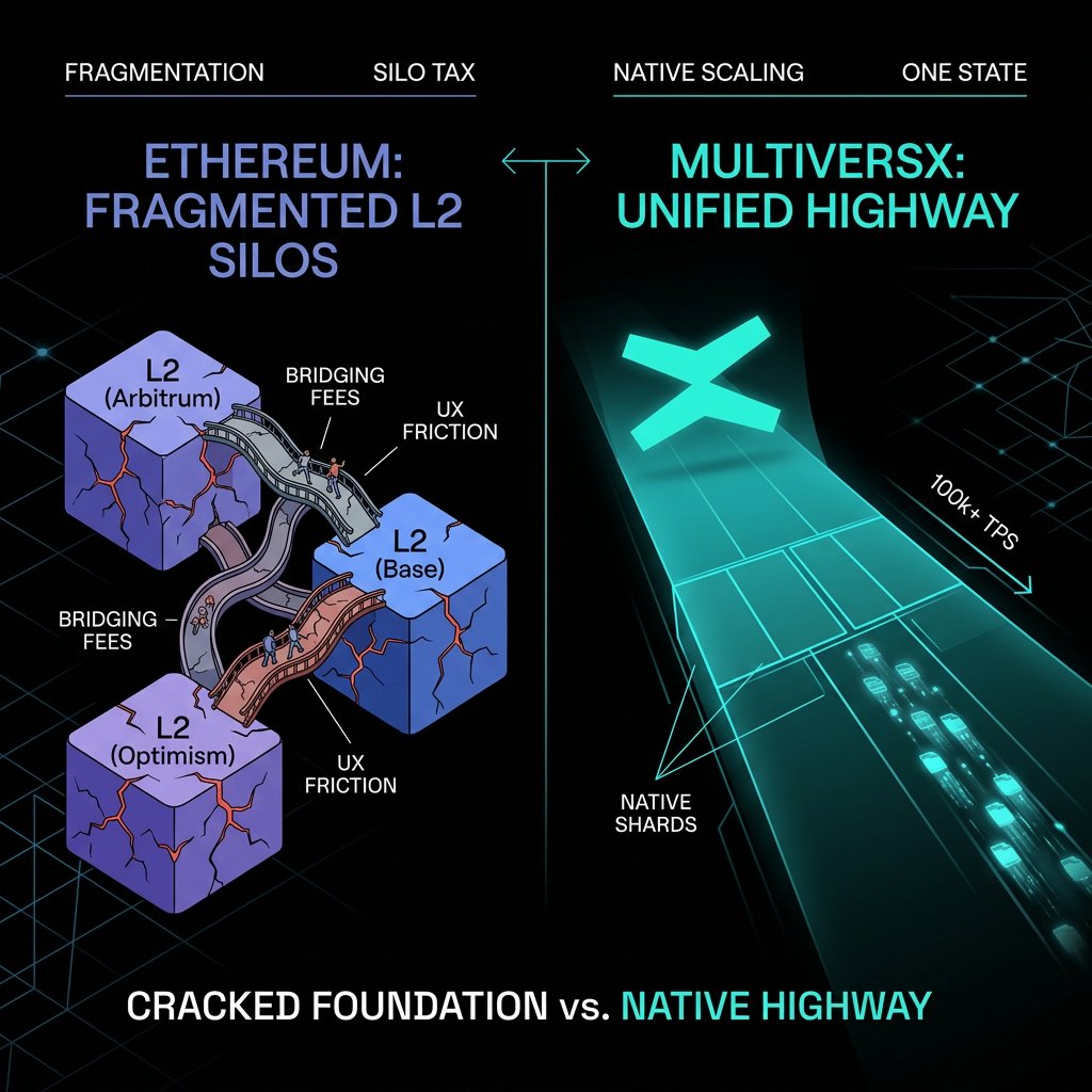 Ethereum's 2026 roadmap is finally out.

It's essentially a list of apologies for the fragmentation they spent years building and we paid for.

L2s like Arbitrum and Base aren't scaling solutions. They're siloed environments that break the unified UX we were promised.

We're