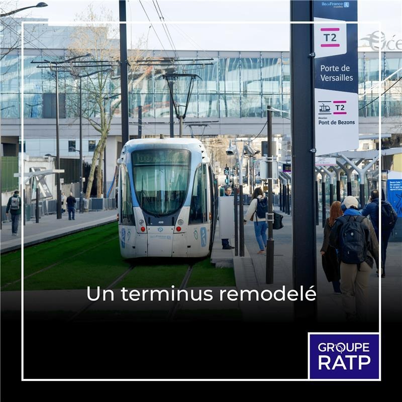RATPgroup's tweet photo. Le #T2 est l’une des lignes les plus fréquentées du réseau @IDFmobilites. Le #groupeRATP a lancé un projet de modernisation pour améliorer la fluidité et la régularité de la ligne au bénéfice de tous les voyageurs.
