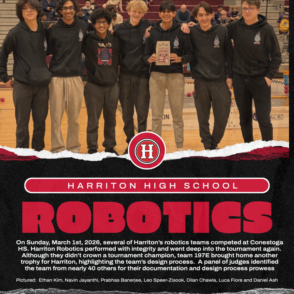 Harriton Athletic Department tweet media