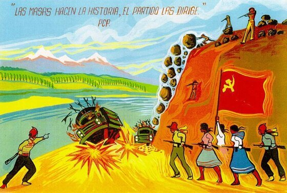 Greekcommie1917's tweet photo. In the 60s and 70s, the PCP was split in 4 factions. A pro-soviet one, a hoxhaist one, a dengist one and Gonzalo's red fraction. Today no one remembers the hoxhaists, the dengists and the pro soviet revisionists. Think about why that is. https://t.co/Z9kAj2eBE9