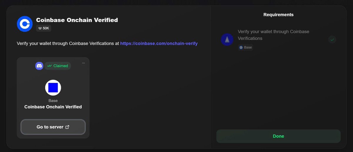 Mọi người cày <a href="/base/">Base</a> nhớ hoàn thành Coinbase onchain verified nhé

Mọi người cần KYC thành công tài khoản <a href="/coinbase/">Coinbase 🛡️</a> rồi sign ví để verify. 

➡️ coinbase.com/onchain-verify

Sau đó hoàn thành thêm các nhiệm vụ ở Guild

➡️guild.xyz/base/

Nên hơn 1000 USDC ở ví