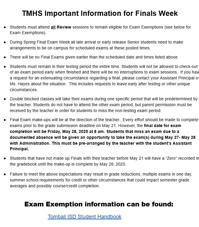 Tomball Memorial High School tweet media