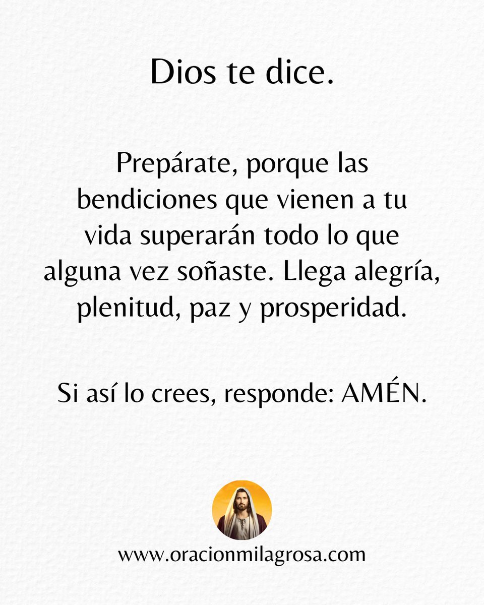 Oración Milagrosa tweet media